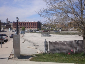 The future site of the MSOE Athletic Field and Parking Complex.