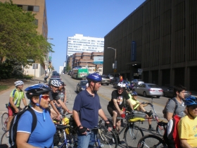 Wisconsin Bike Fed’s Milwaukee Office Grand Opening Bike Ride.