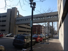 Parking structures on Michigan Street