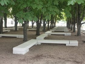 Peck Pavilion chestnut grove