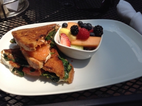 Cafe at the Plaza: Caprese Grilled Cheese