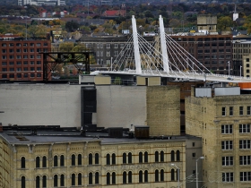 6th Street Viaduct, viewed from the Railway Exchange Building.