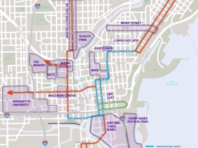 Milwaukee Streetcar Map