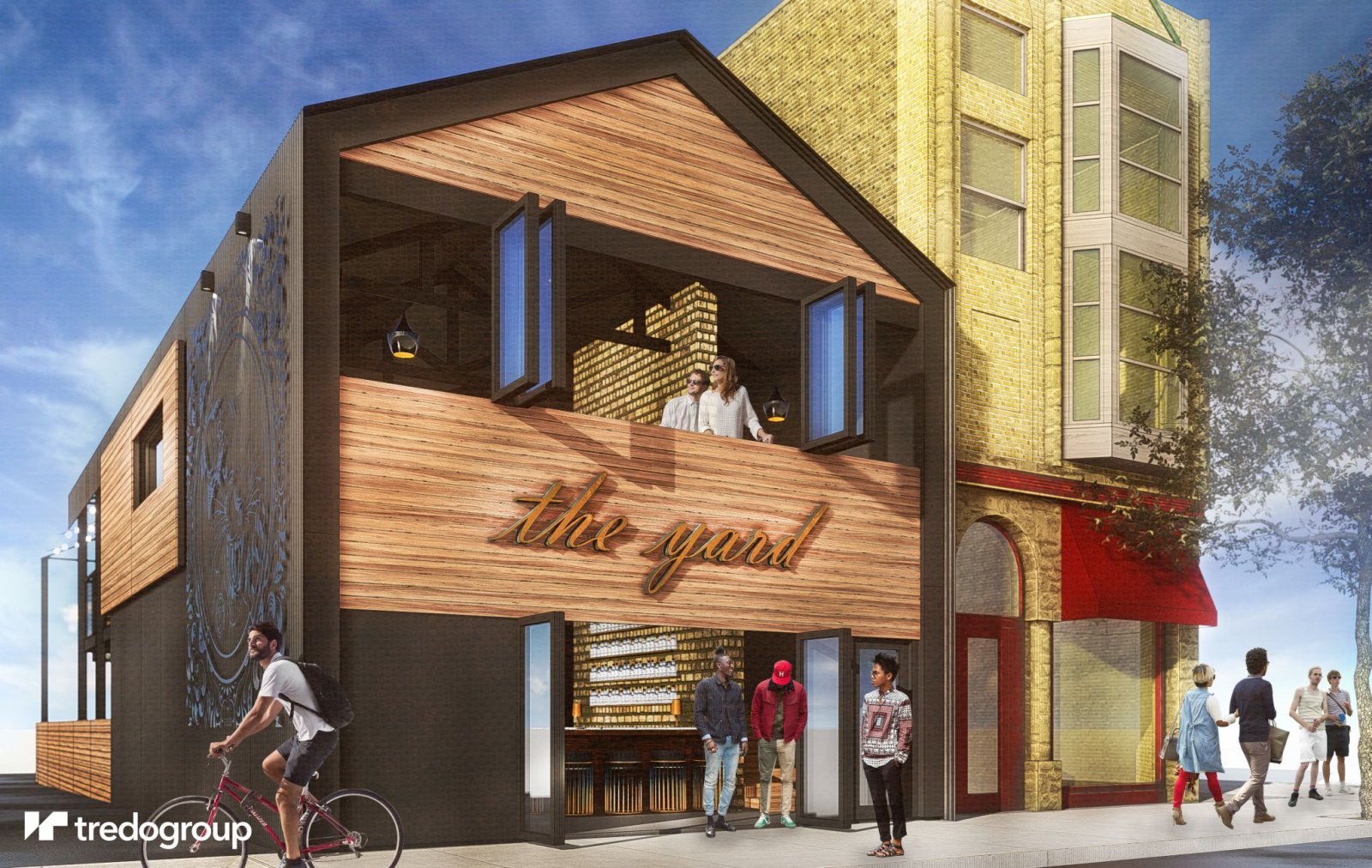 Rendering of proposed tavern at 324 W.State St.