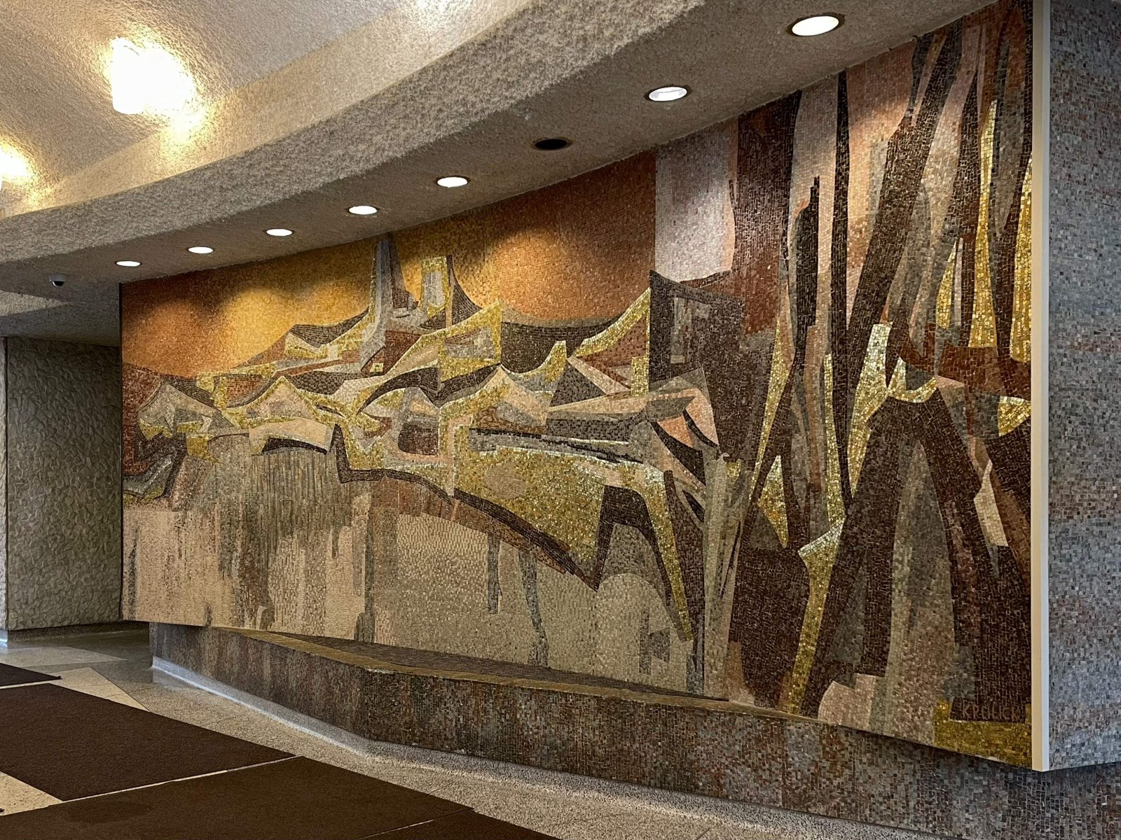 Marjorie Kreilick Mosaic at Milwaukee State Office Building