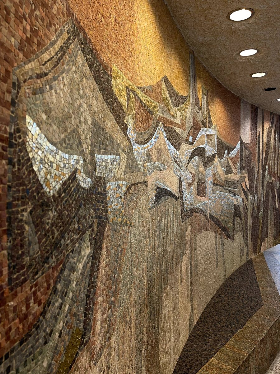 Marjorie Kreilick Mosaic at Milwaukee State Office Building