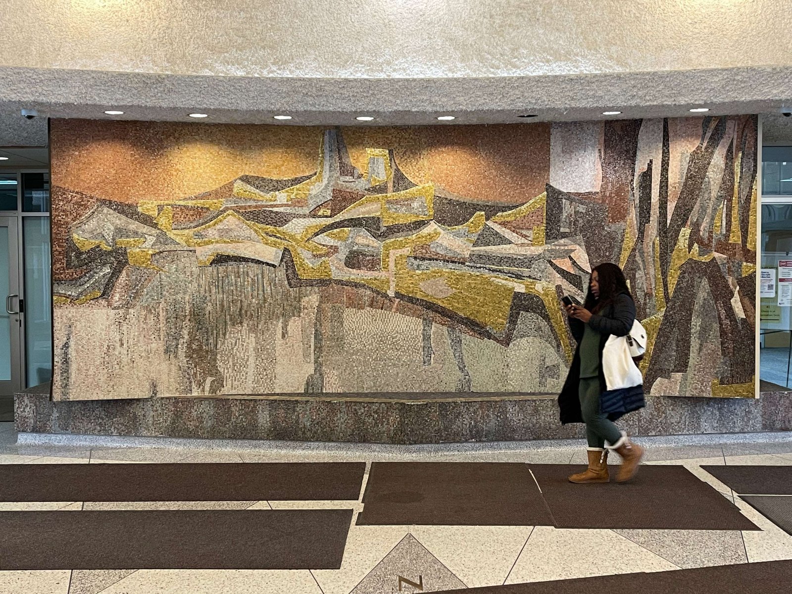 Marjorie Kreilick Mosaic at Milwaukee State Office Building