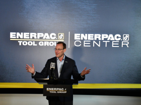 Paul Sternlieb at Enerpac Ribbon Cutting