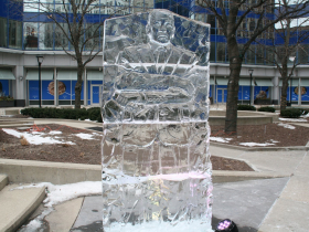 Dr. Martin Luther King Jr. Ice Sculpture