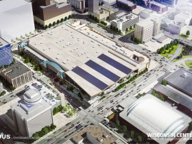Wisconsin Center Expansion Rendering