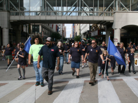 Teamsters Local 344 at 2022 Milwaukee Labor Day Parade