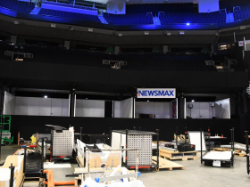 Floor Level Broadcast Booths at Republican National Convention
