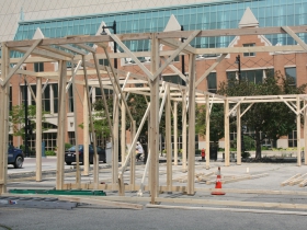 Moire Pavilion Construction