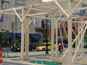 Moire Pavilion Construction