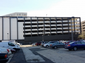 Parking garage at N. 4th and W. Michigan streets