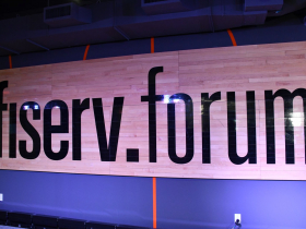 Fiserv Forum Championship Court in New Fiserv HQ