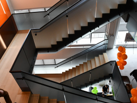 Fiserv HQ Main Employee Stairs