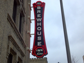The Brewhouse Inn & Suites.