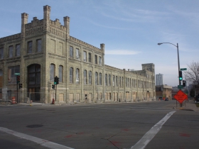 A Pabst building on Highland Avenue