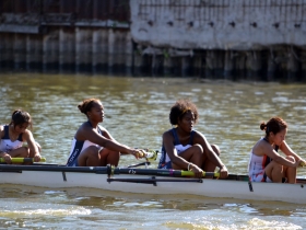 Chicago Training Center Junior Women Row the Last Strokes Toward the Finish Line