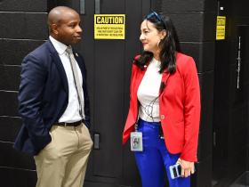 Mayor Cavalier Johnson Meets with Paulina Gutierrez