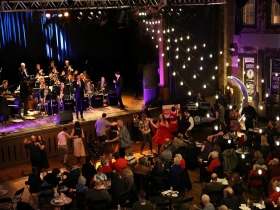 WMSE’s 5th Annual Big Band Grandstand w/ Dewey Gill featuring the Chicago Jazz Orchestra’s Big Band Cavalcade and Gala & Silent Auction was held at Turner Hall Ballroom on Sunday December 9, 2018
