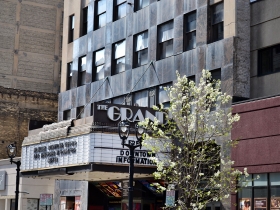 Grand front entrance.