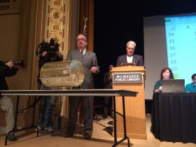 City Clerk Jim Owczarski and Alderman Robert Bauman