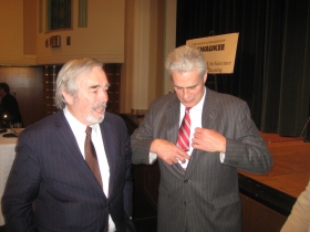 Donovan Rypkema and Ald. Bob Bauman.