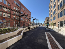 Preserved Loading Dock Access at Gary P. Grunau Memorial Plaza