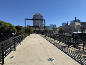 Renovated Highland Avenue Pedestrian Bridge