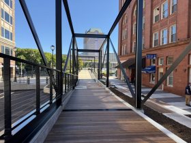 Primary Walkway at Gary P. Grunau Memorial Plaza