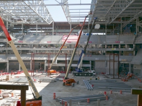 Inside the New Bucks Arena