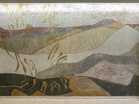 Marjorie Kreilick Mosaic at Milwaukee State Office Building