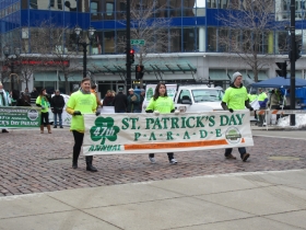 St. Patrick's Day Parade Opening Banner