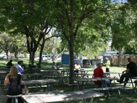 Beer Garden at Pere Marquette Park