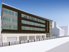 Pabst Business Center Rendering Looking Southeast