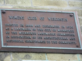 Womans Club of Wisconsin marker