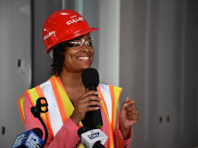 Shakita LaGrant-McClain at Coggs Center Tour