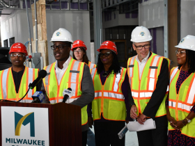 County Executive David Crowley at Coggs Center Tour