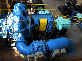 Pumps at Linwood Water Treatment Plant