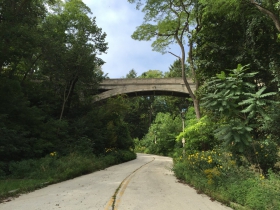 Lake Park Arch Bridge Over Ravine Road