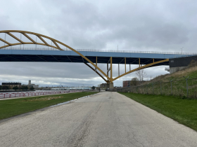 View West from Lakeshore State Park Access Road