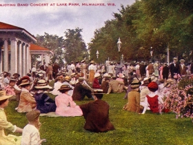 Lake Park Historic Postcard
