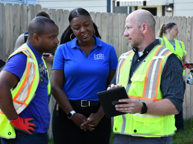 Kruschke Shows RouteWare to Mayor Cavalier Johnson, Alderwoman Andrea Pratt