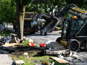 Debris Cleanup on 4900 block of N. 19th Street