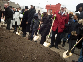 Innovation and Wellness Commons Phase 1 Groundbreaking.
