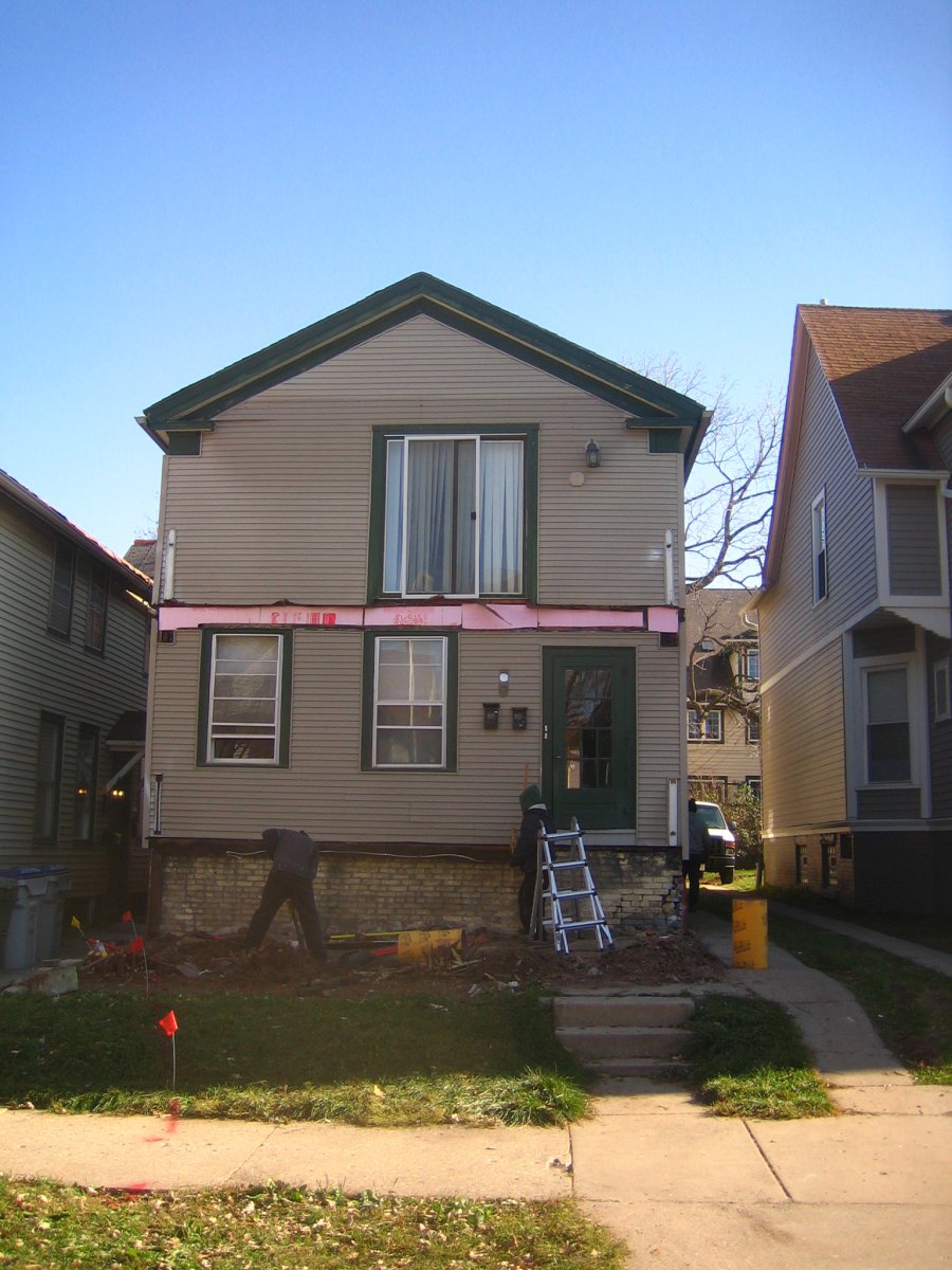 1526 N. Cass St. t is undergoing a conversion from a duplex back to single family.