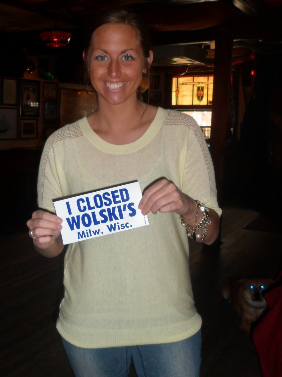 I Closed Wolski\'s bumper sticker. 