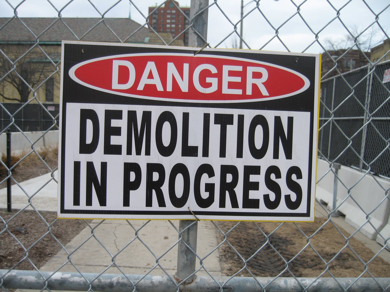 Demolition in Progress